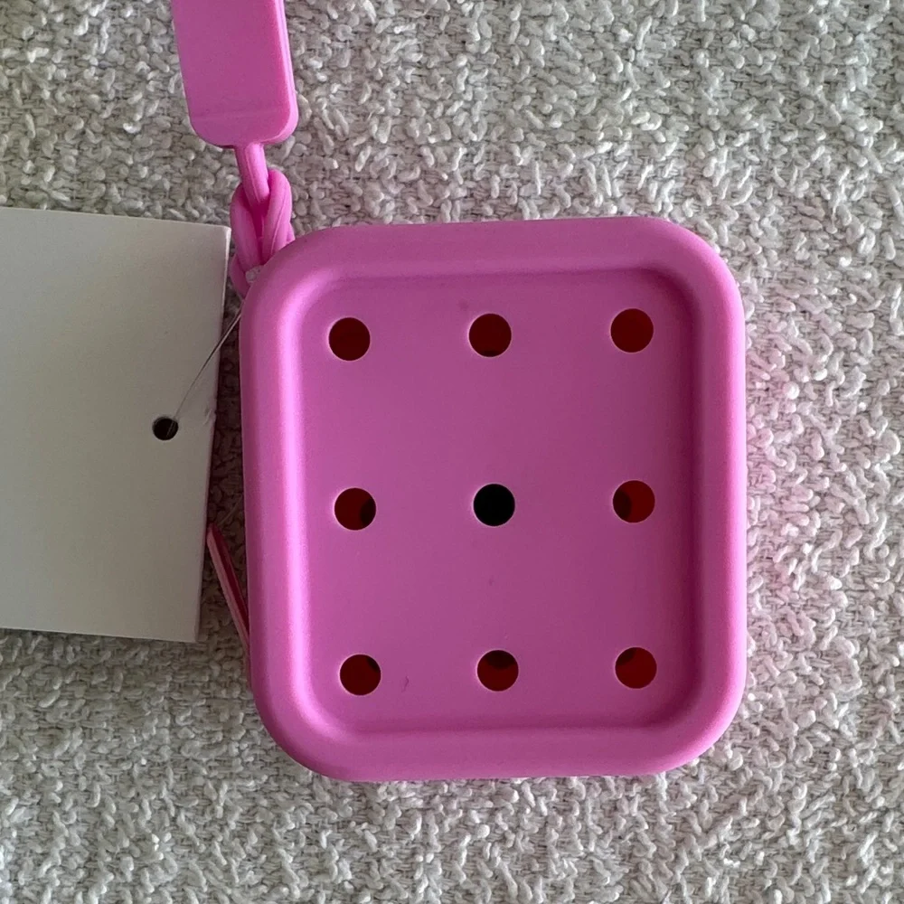 Heyday Pink Earbuds Pop-in Case Cover with Dog Charm
